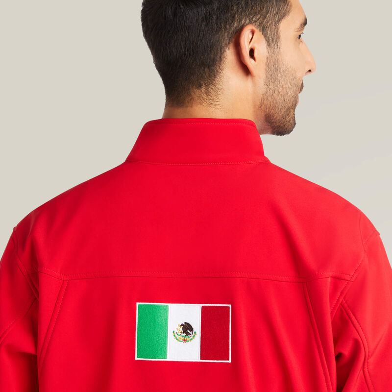 Men's Team Softshell Mexico Red Jacket