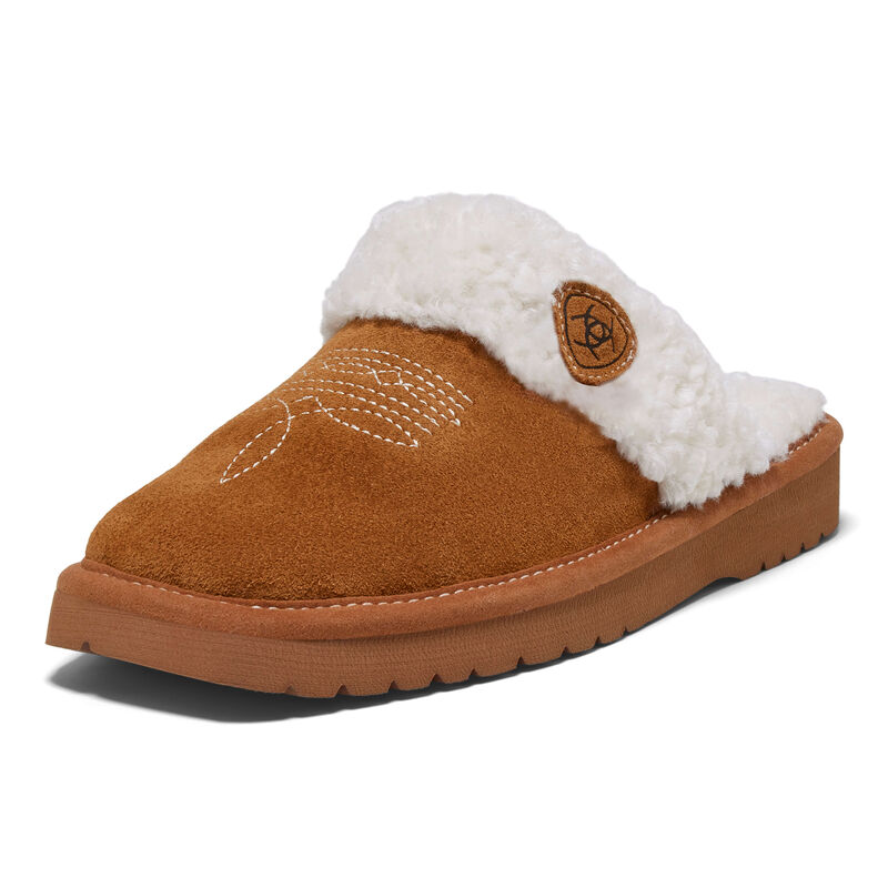 Ariat Women's Jackie Square Toe Chestnut Slipper