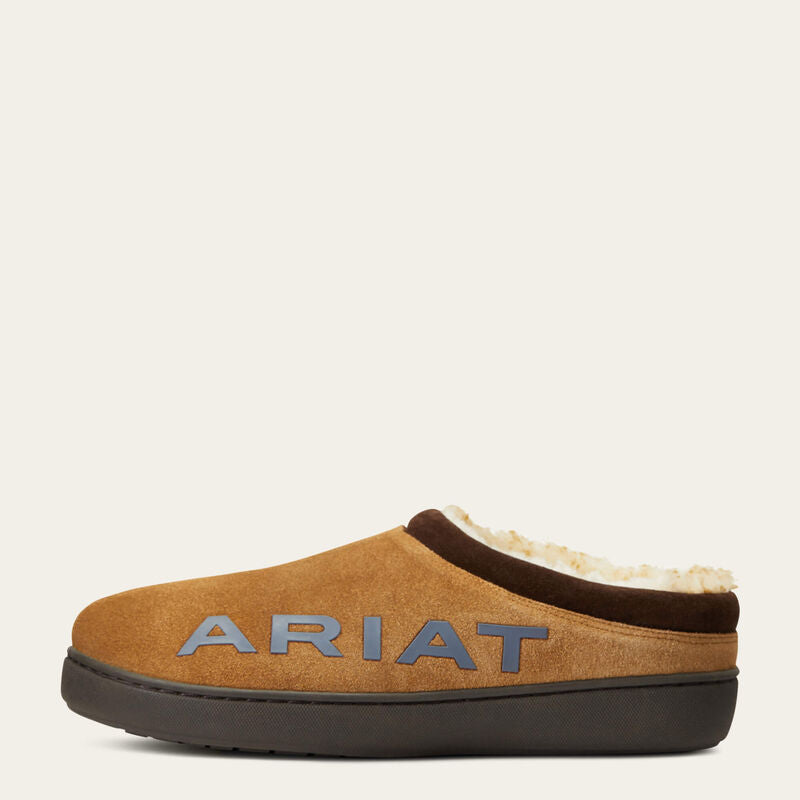 Ariat Men's Logo Hooded Back Hashbrown Slipper