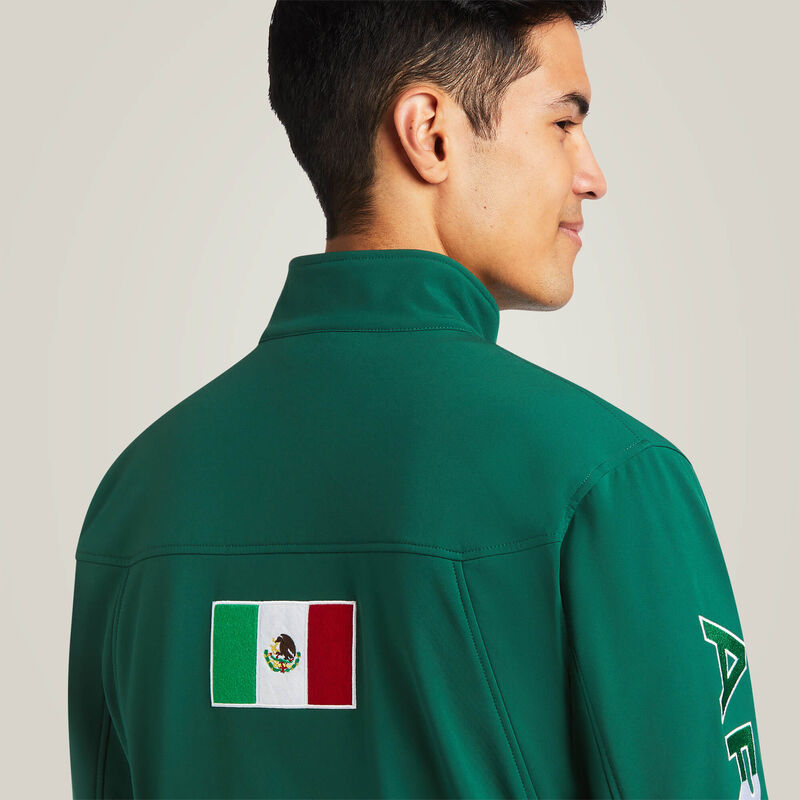 Men's Team Softshell Mexico Green Jacket