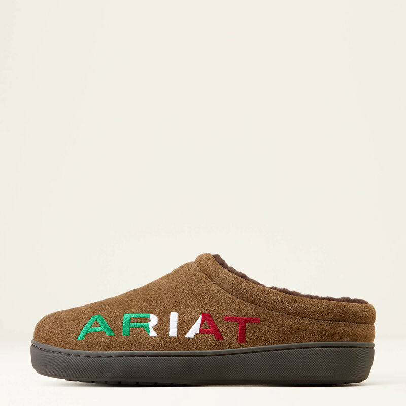 Ariat Men's Logo Hooded Back Stone Mexico Slipper