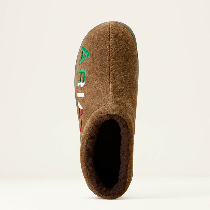 Ariat Men's Logo Hooded Back Stone Mexico Slipper