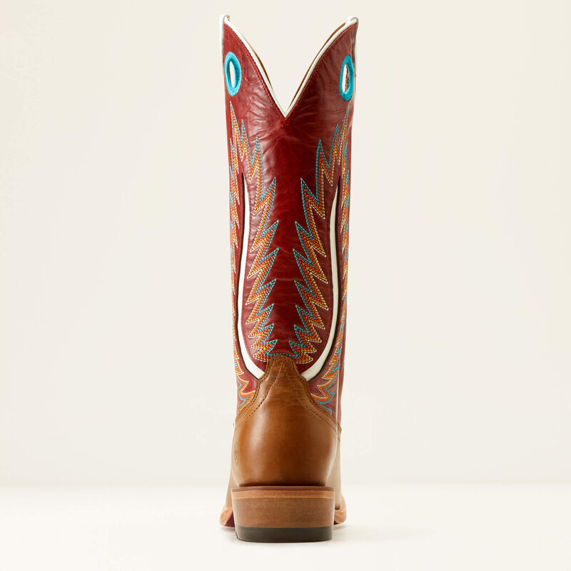 Ariat Women's Futurity Fort Worth Dulce De Leche/Bolero Red Western Boot