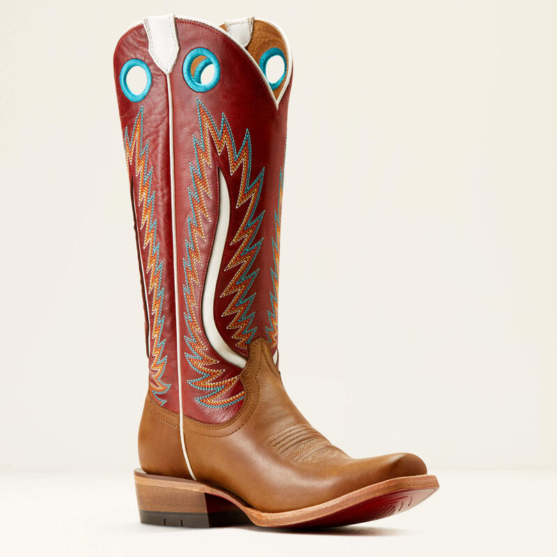 Ariat Women's Futurity Fort Worth Dulce De Leche/Bolero Red Western Boot