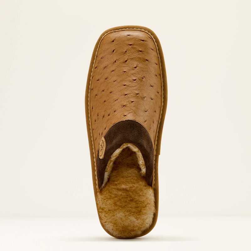 Ariat Silversmith Square Toe Exotic Brown Slipper