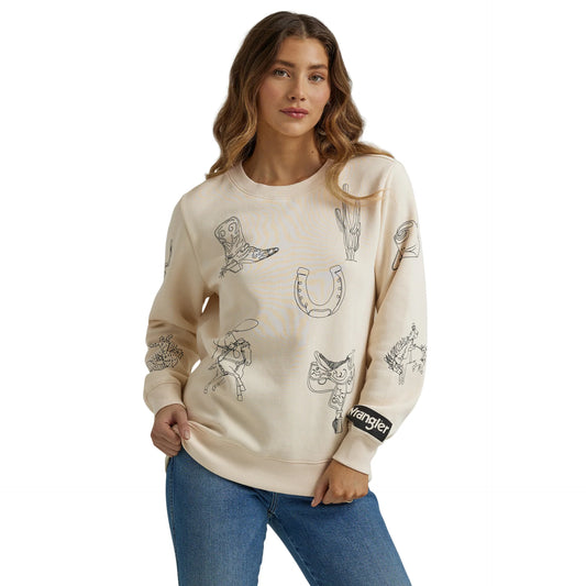 Wrangler Women's Retro Punchy Sweatshirt