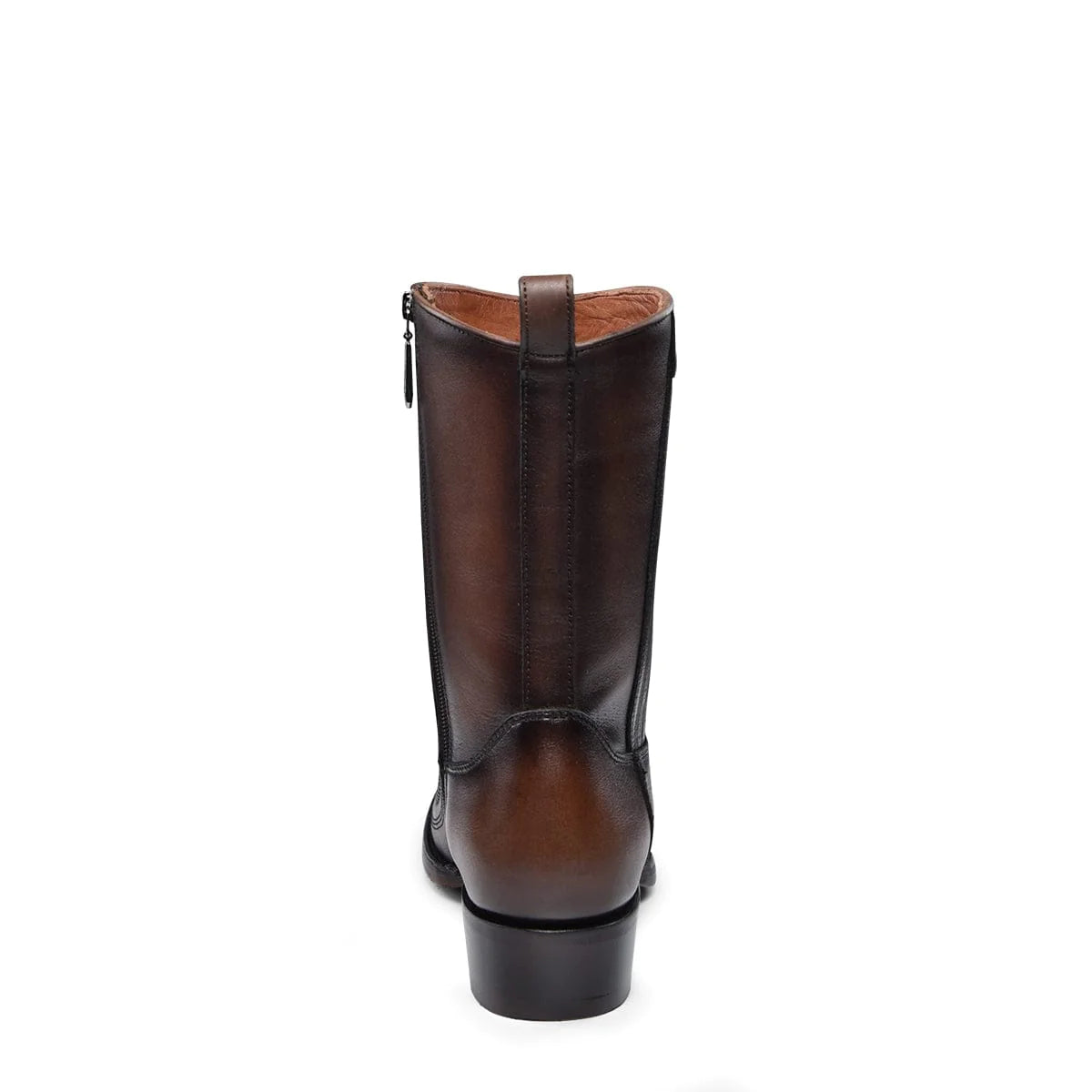 Cuadra Hombre Bota de Avestruz Flame Chocolate