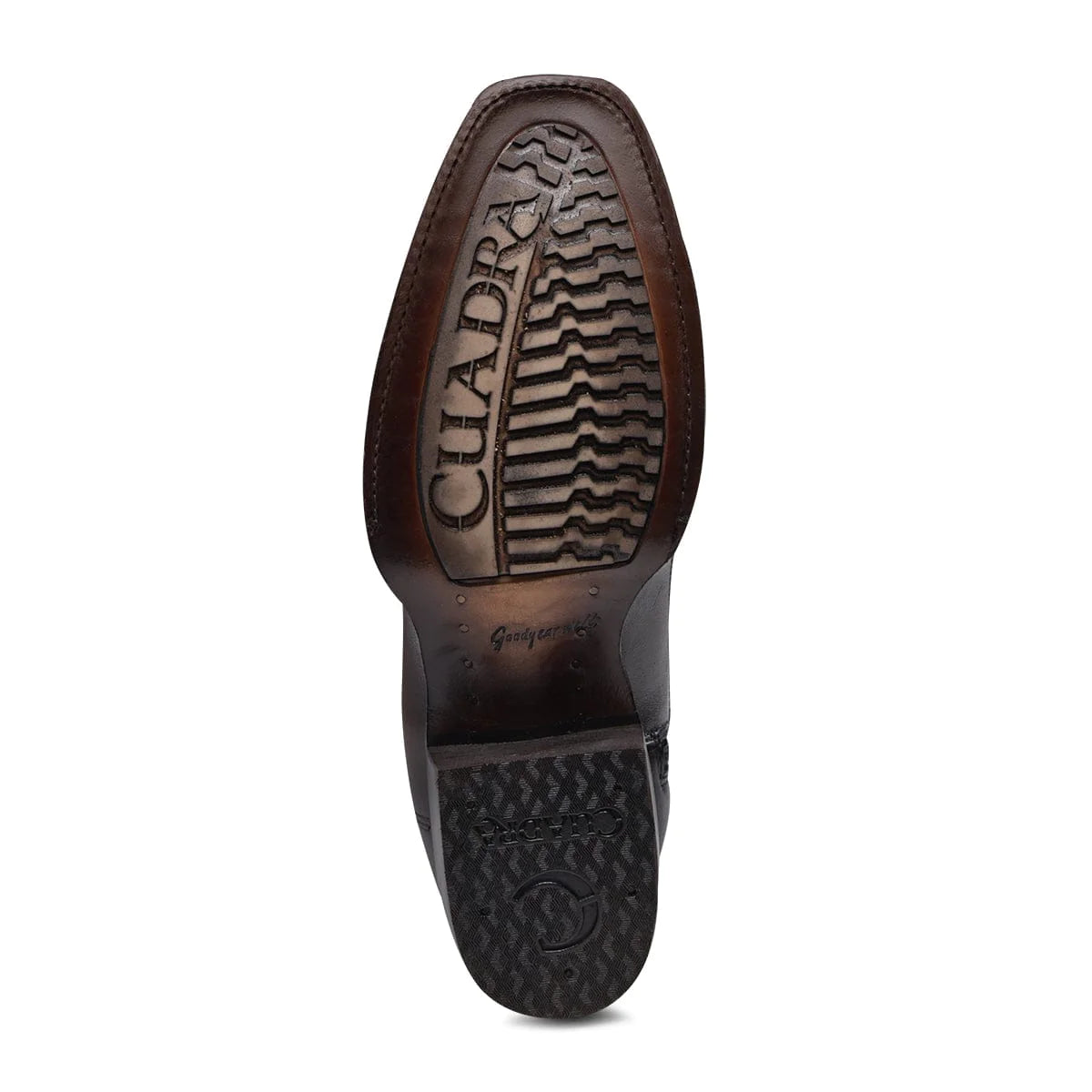 Cuadra Hombre Bota de Avestruz Flame Chocolate