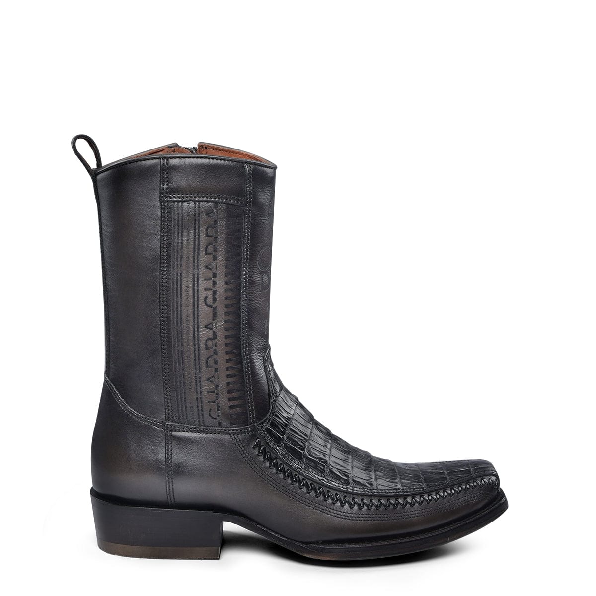 Cuadra Hombre Bota de Fuscus Cola Belly Plunge Negro