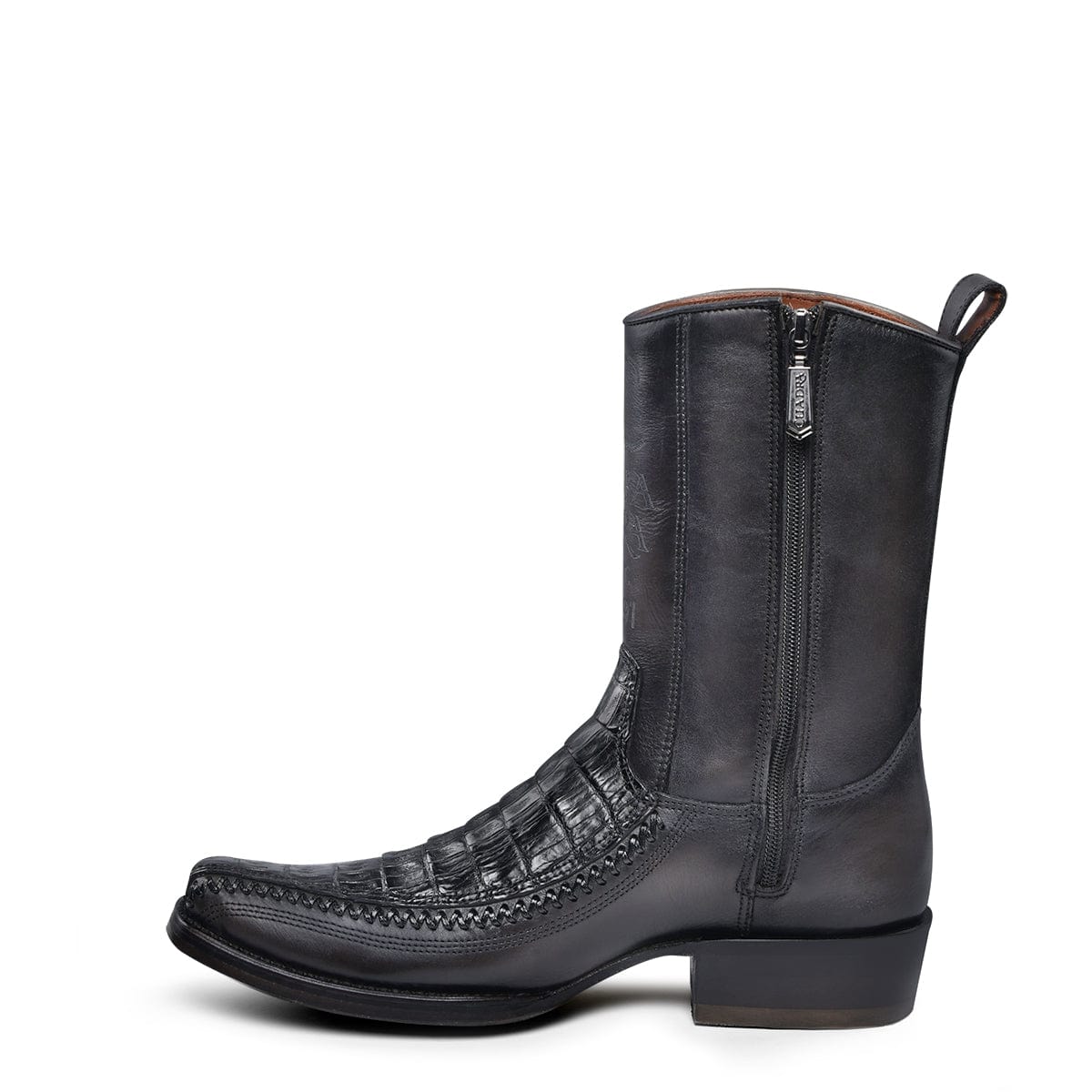 Cuadra Hombre Bota de Fuscus Cola Belly Plunge Negro