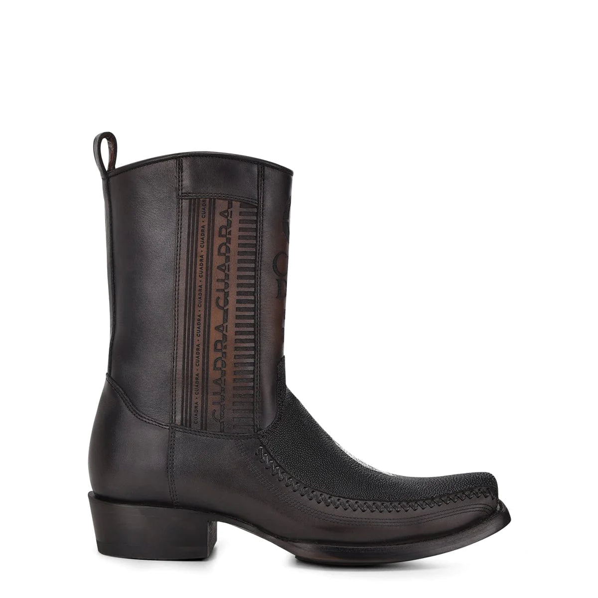 Cuadra Hombre Bota de Mantarraya Negro