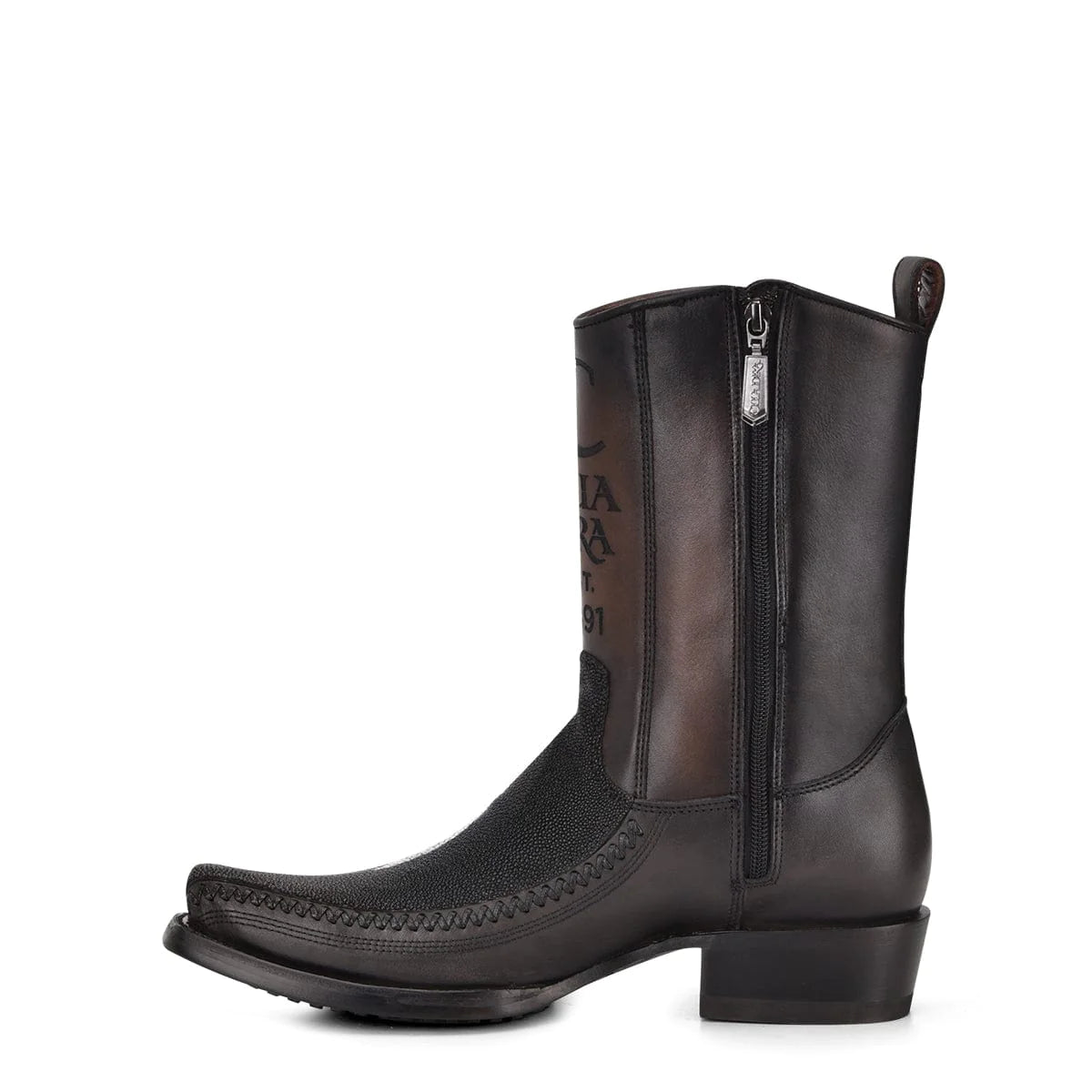 Cuadra Hombre Bota de Mantarraya Negro