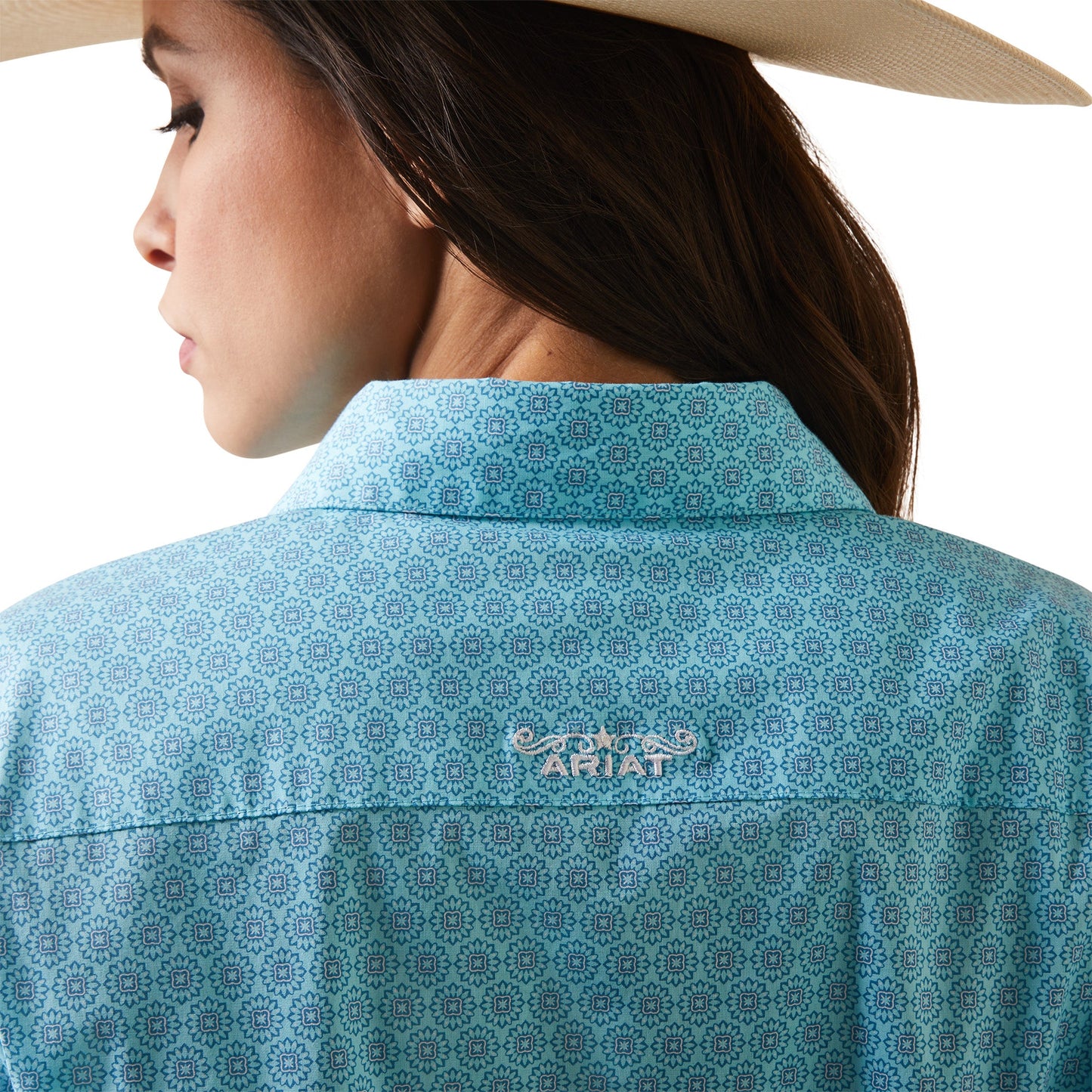 Ariat Women's Team Kirby Long Sleeve Shirt, Caidan Print