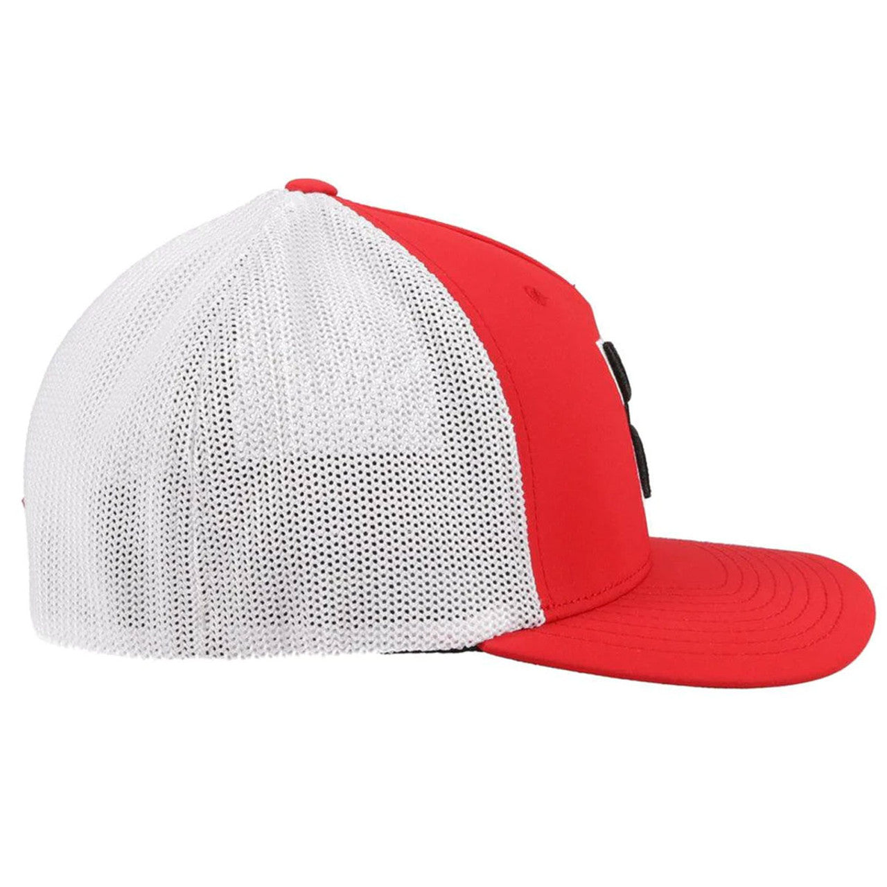 Hooey Coach Red/White FlexFit Cap