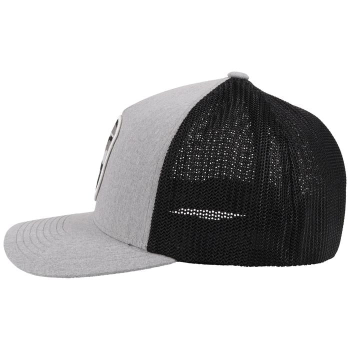 Hooey Cheyenne Grey/Black FlexFit Cap