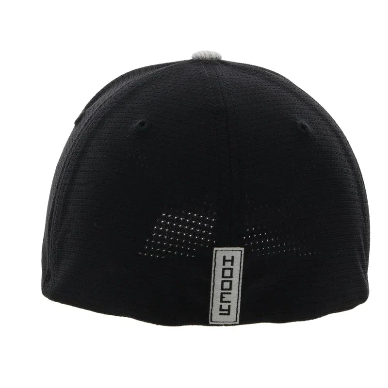 Hooey Ash Grey/Black FlexFit Cap