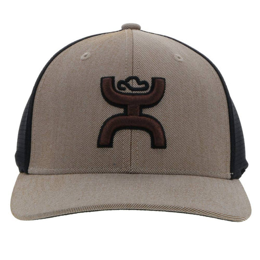 Hooey Ash Tan/Black Flexfit Cap