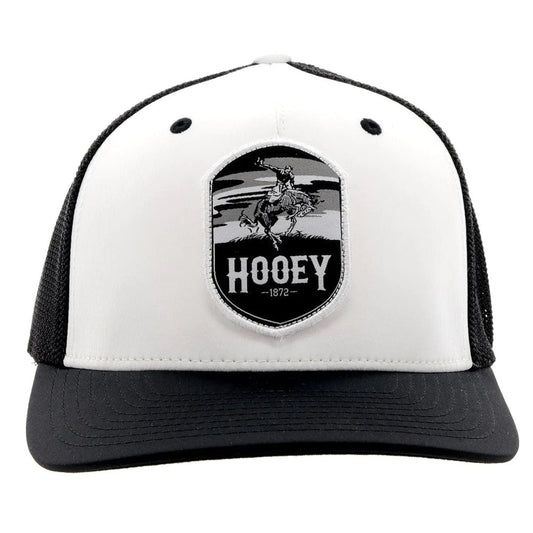 Hooey Cheyenne Black/White FlexFit Cap