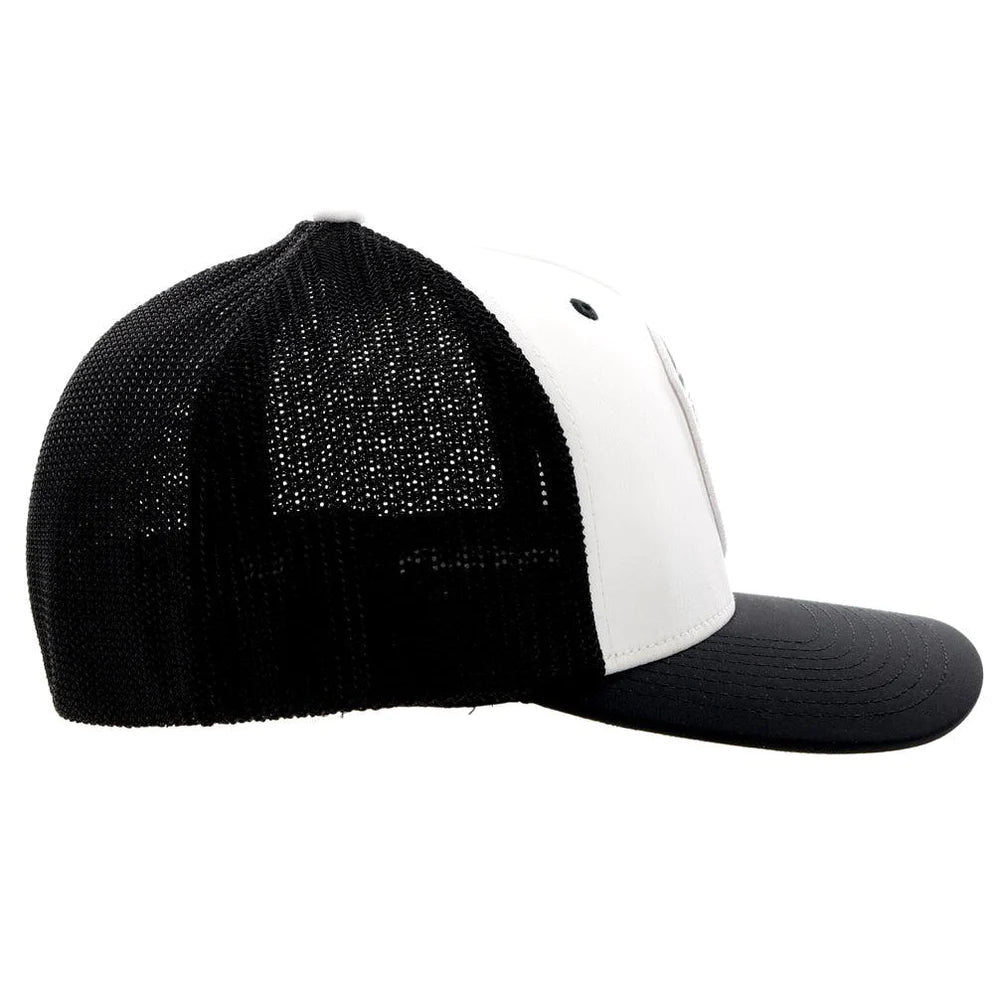 Hooey Cheyenne Black/White FlexFit Cap