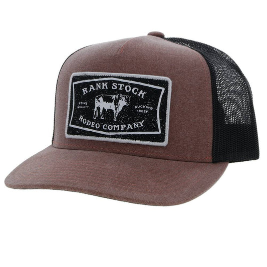 Hooey Rank Stock Rust/Black Snapback