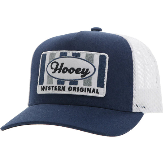 Hooey Sudan Navy/White W/ Patch Snapback