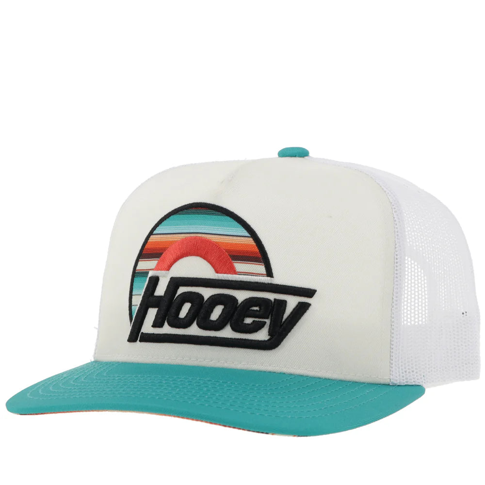 Hooey Suds Cream/White W/ Serape Logo Snapback