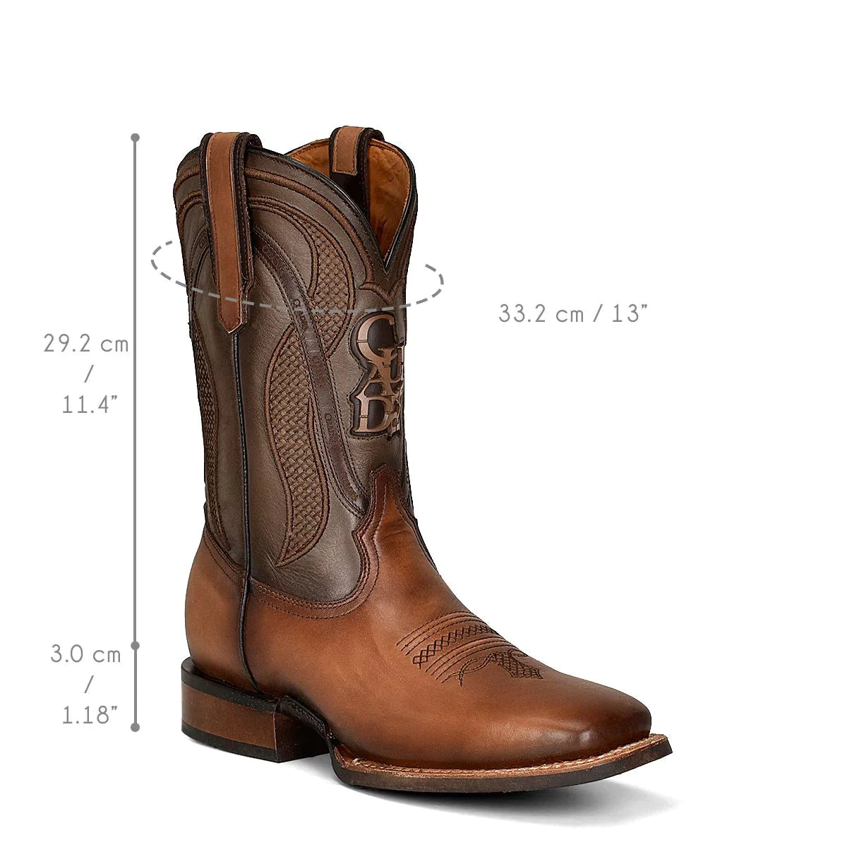 Cuadra Hombre Bota de Res Crust Base Satro Arena