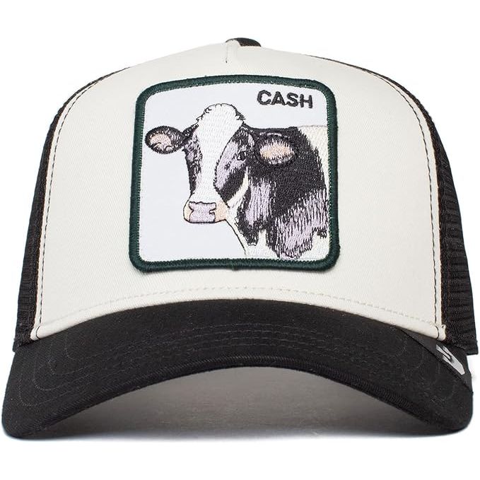 GOORIN BROS. CASH BLACK/WHITE TRUCKER HAT