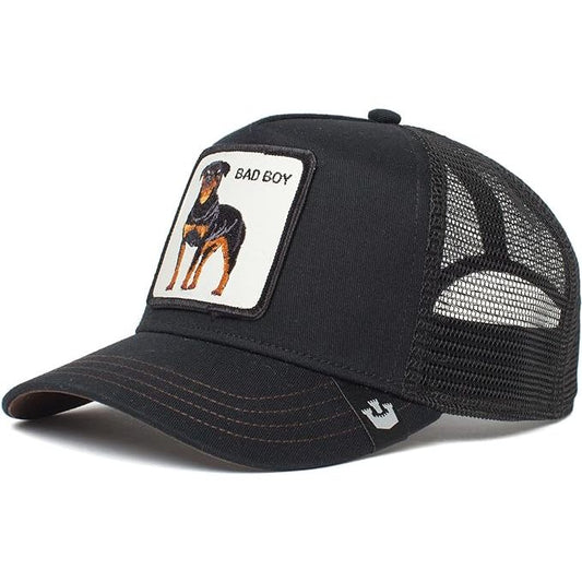 GOORIN BROS. BAD BOY BLACK TRUCKER HAT