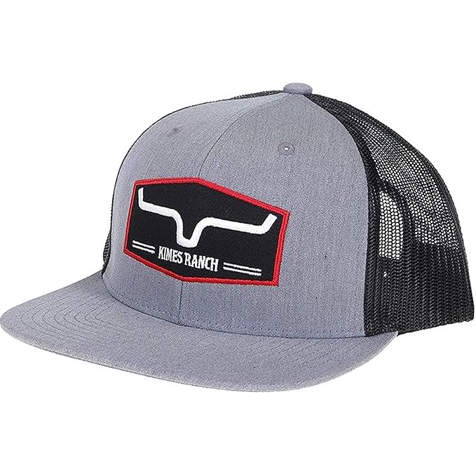 KIMES RANCH REPLAY TRUCKER HEATHER GREY CAP