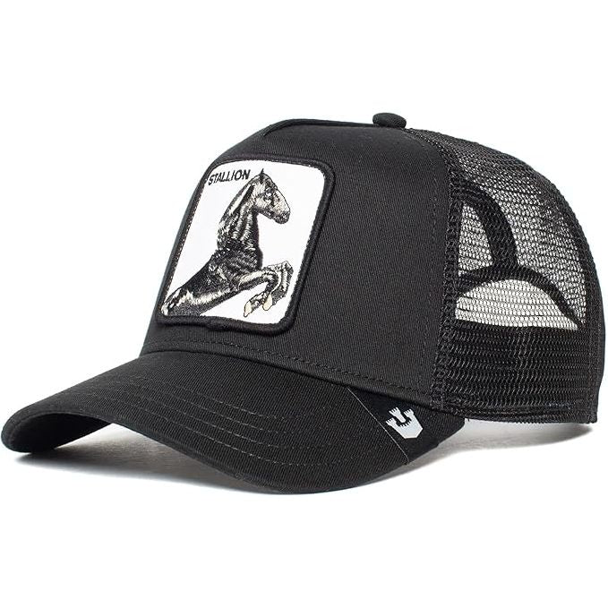 GOORIN BROS. STALLION BLACK TRUCKER HAT