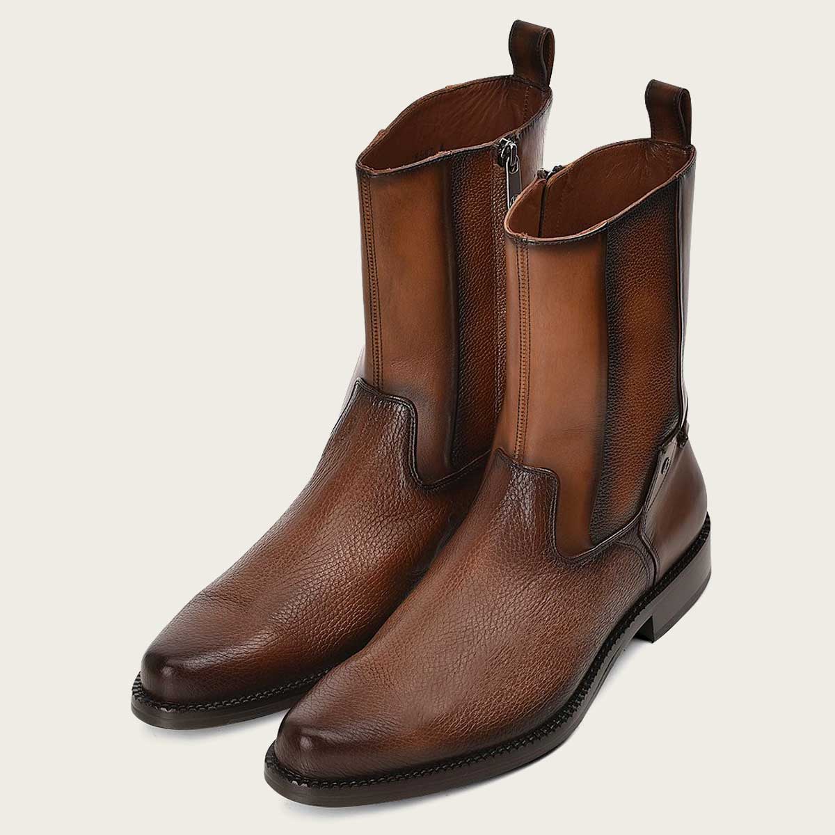 Cuadra Hombre Bota Venado Diego Miel/Ternera Paris Almendra