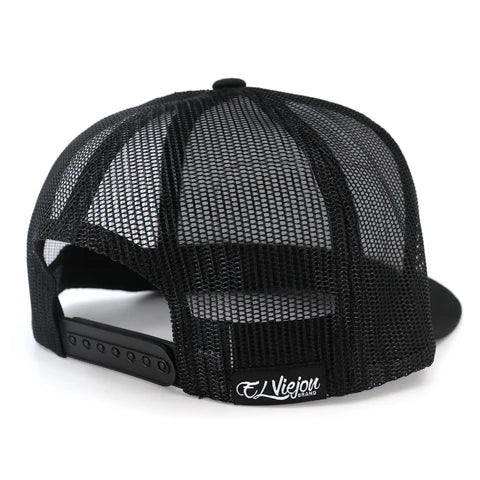 El Viejon Azteca Black Flat Gorra