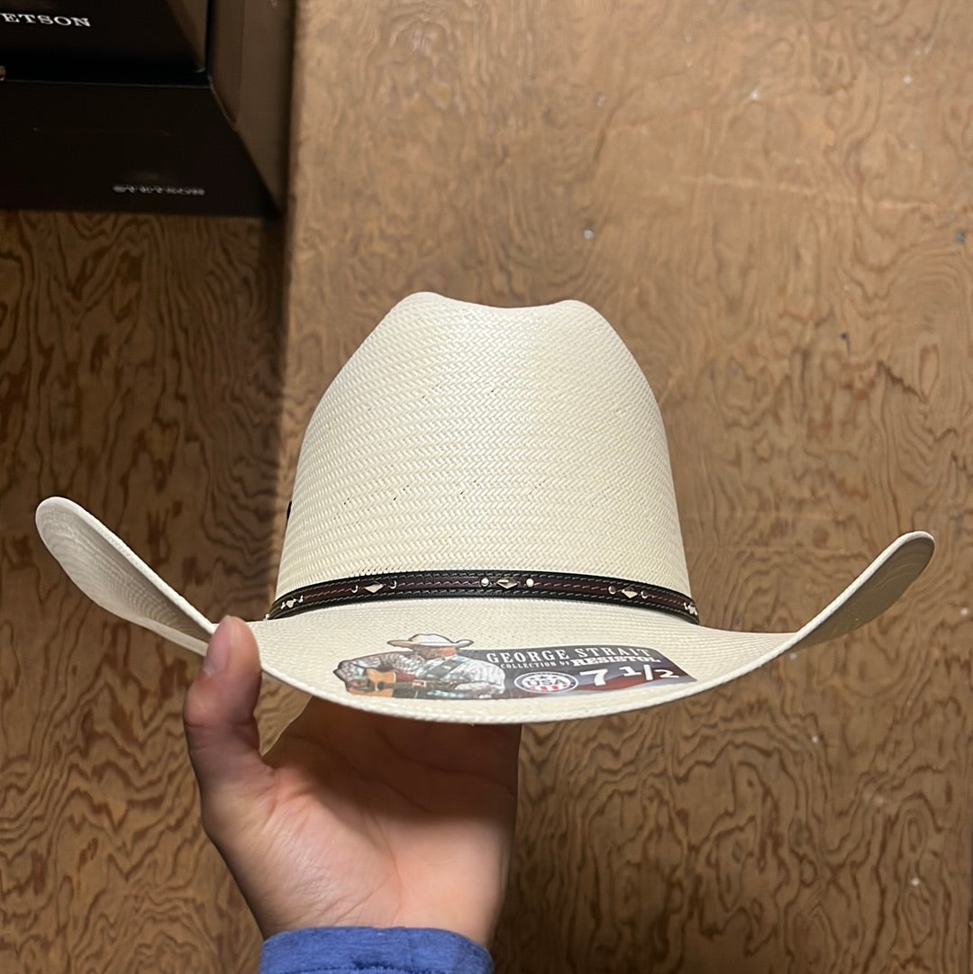 Resistol George Strait 10X Kingman Cowboy Straw Hat