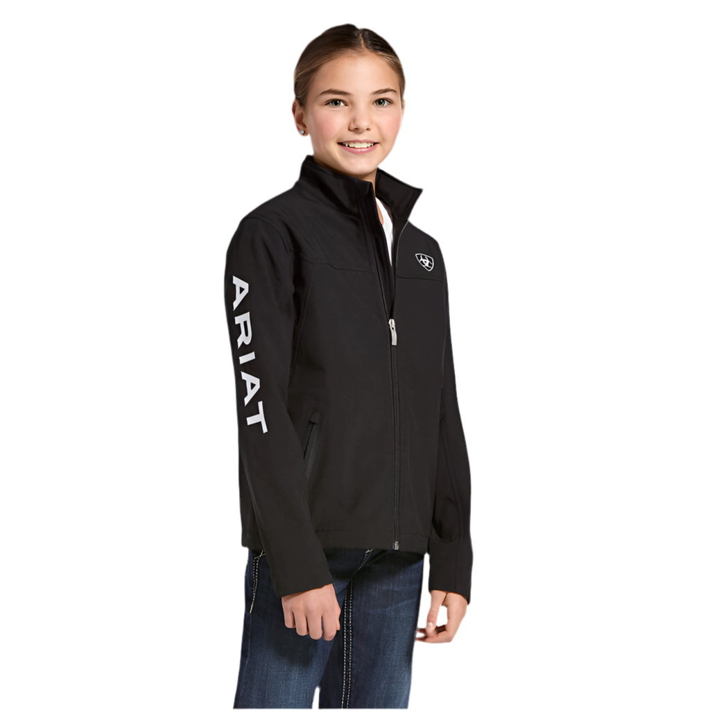 Ariat Unisex Youth Team Softshell Black Jacket