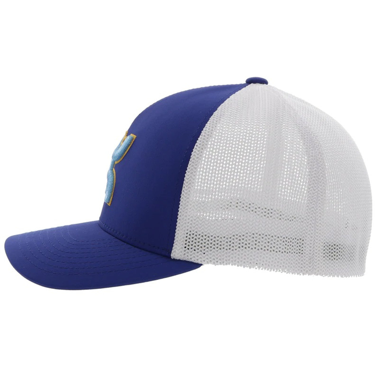 Hooey Coach Blue/White FlexFit Cap