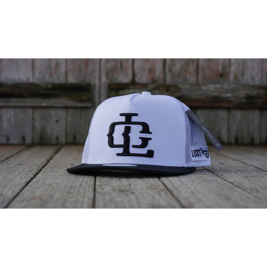 Lost Calf LC Logo Curved Black/White Cap