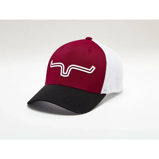 KIMES RANCG DOUBLE TRAC DARK RED CAP