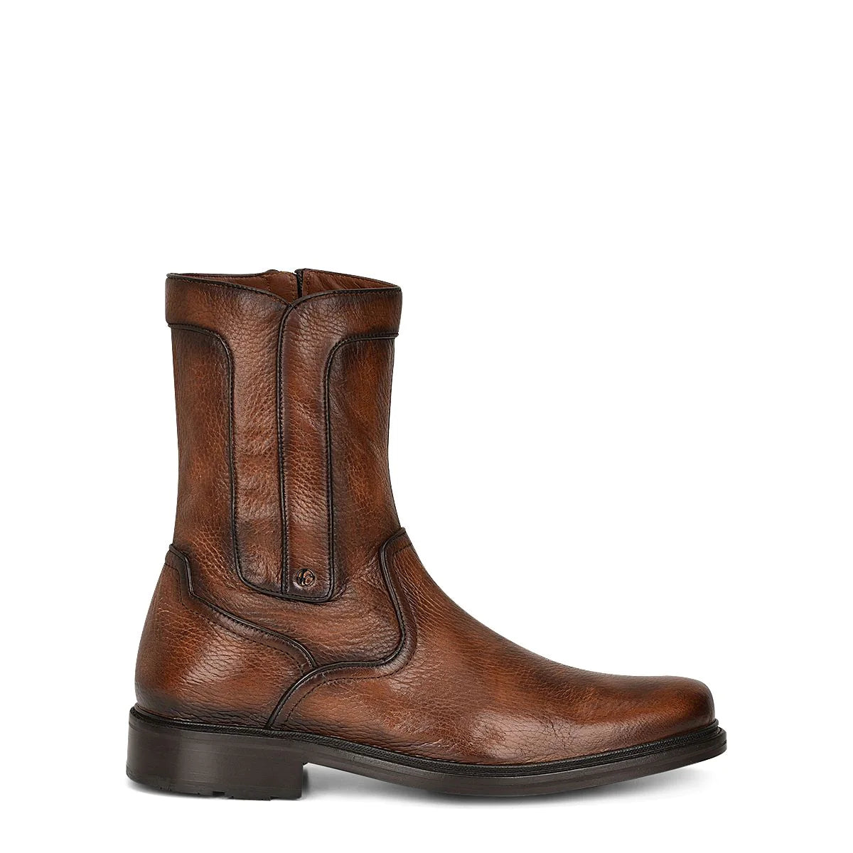 Cuadra Hombre Bota Venado Crosta Almendra