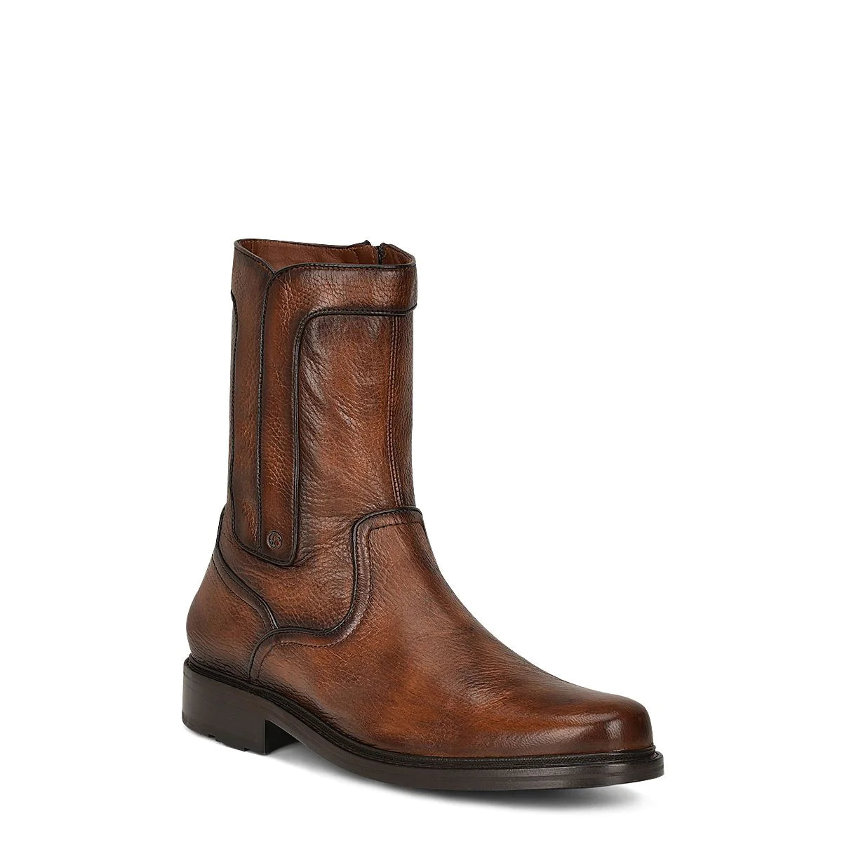 Cuadra Hombre Bota Venado Crosta Almendra