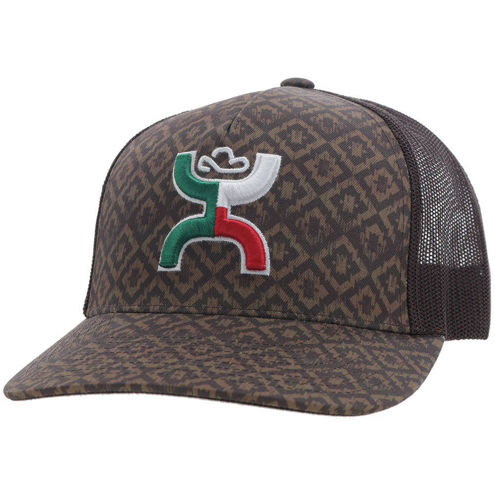 Hooey Boquillas Tan/Brown w/Red/White & Green Logo Snapback