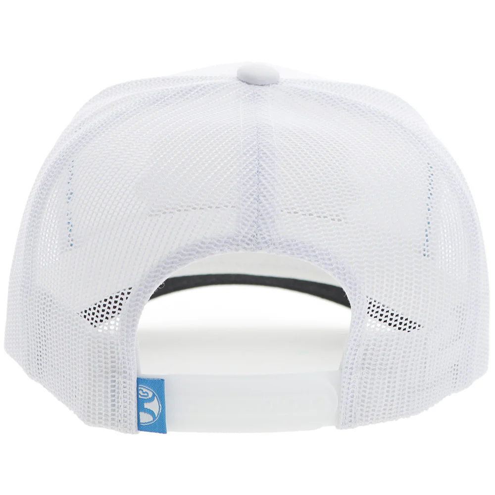 Hooey Diamond White w/Blue/Yellow Patch Snapback