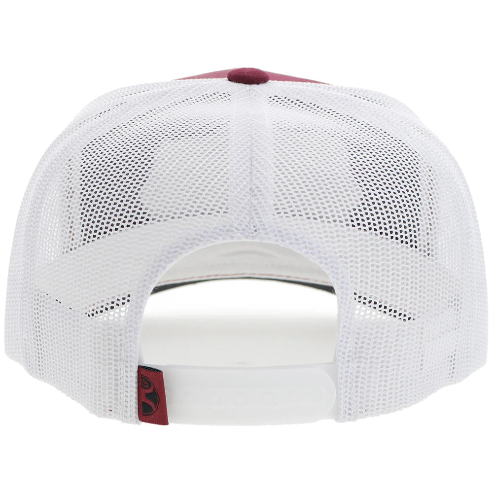 Hooey Diamond Red/White w/Black/White/Tan Patch Snapback