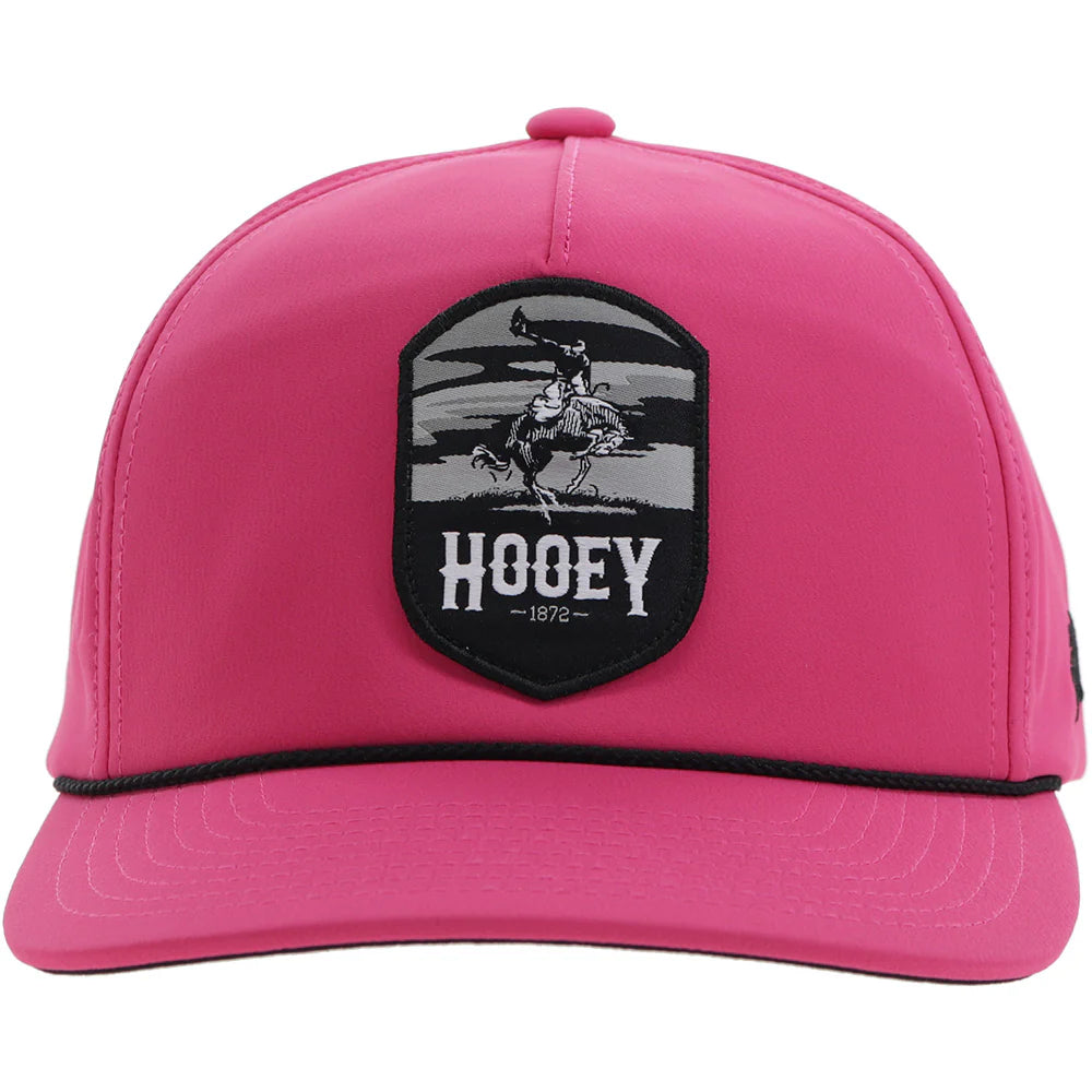 Hooey Women's "Cheyenne" Pink W/ Grey Patch Cap