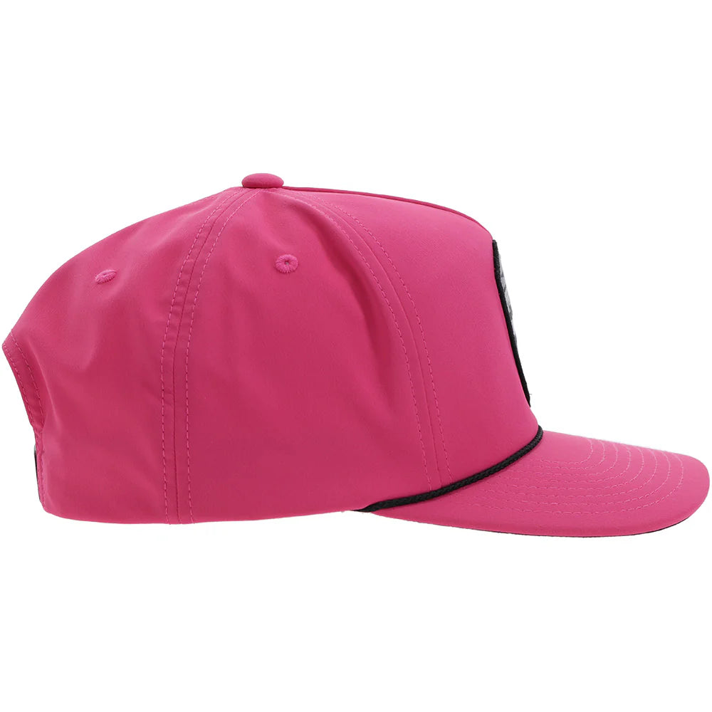 Hooey Women's "Cheyenne" Pink W/ Grey Patch Cap