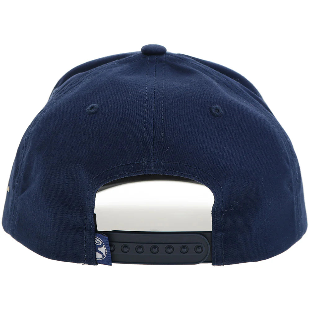 Hooey Arc Navy w/White & Tan Logo Snapback