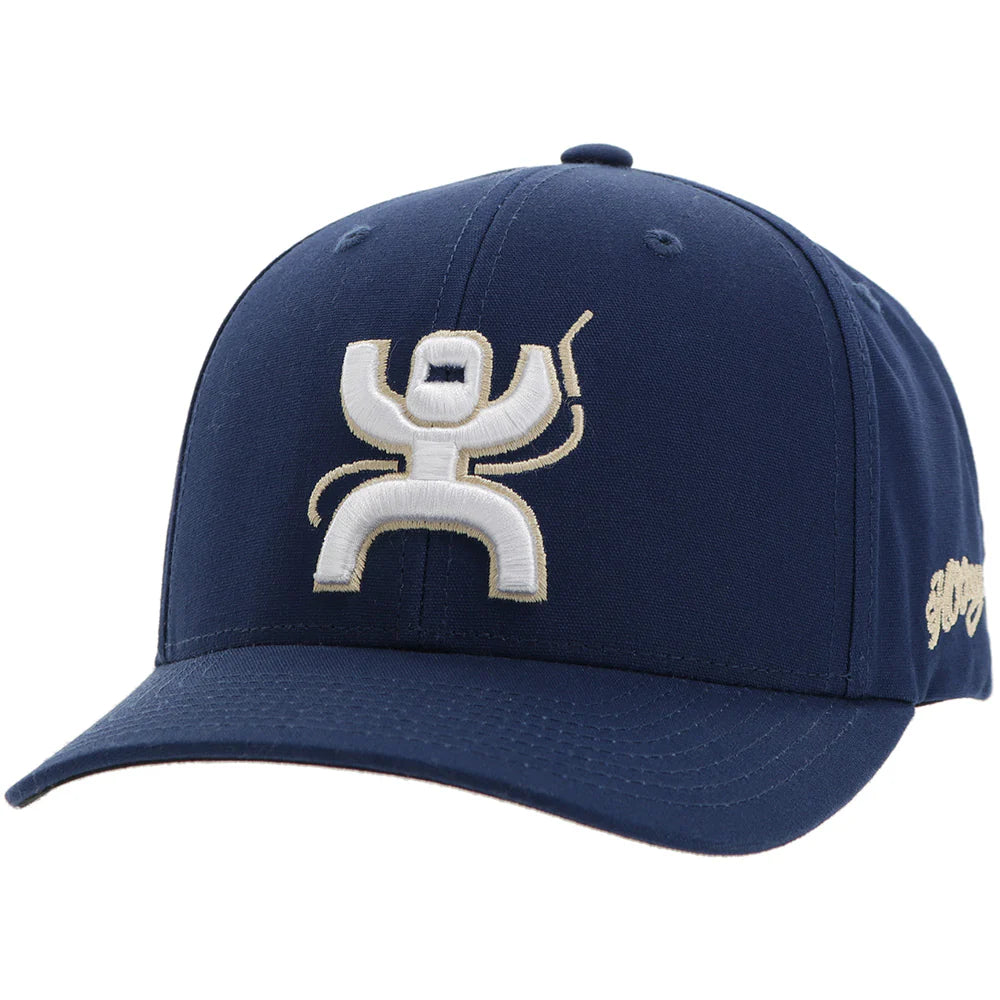 Hooey Arc Navy w/White & Tan Logo Snapback