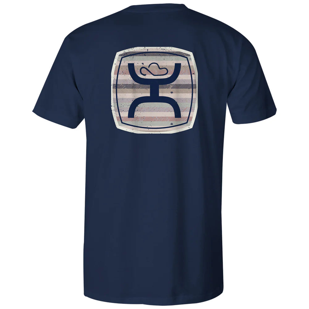 Hooey Zanith Navy W/ Multi Color Pattern T-Shirt