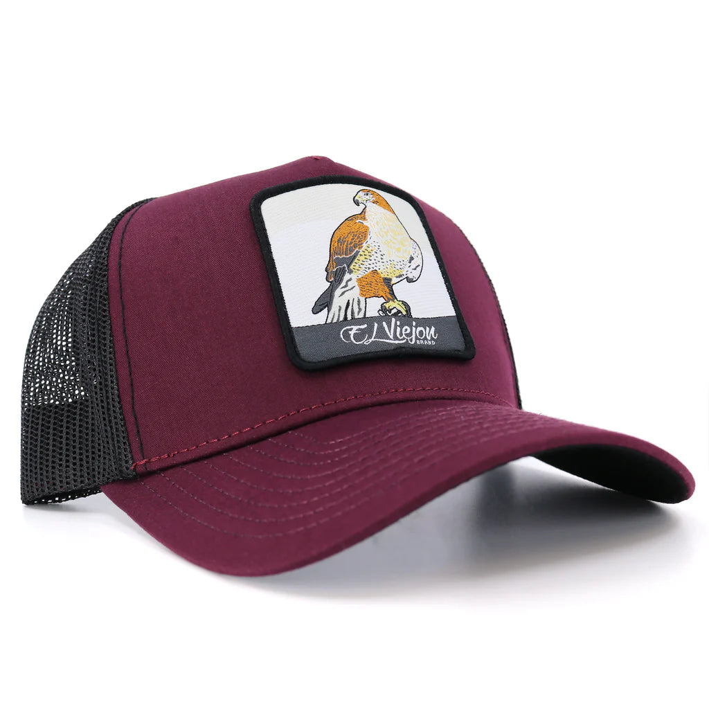 El Viejon Halcon Maroon/Black Gorra