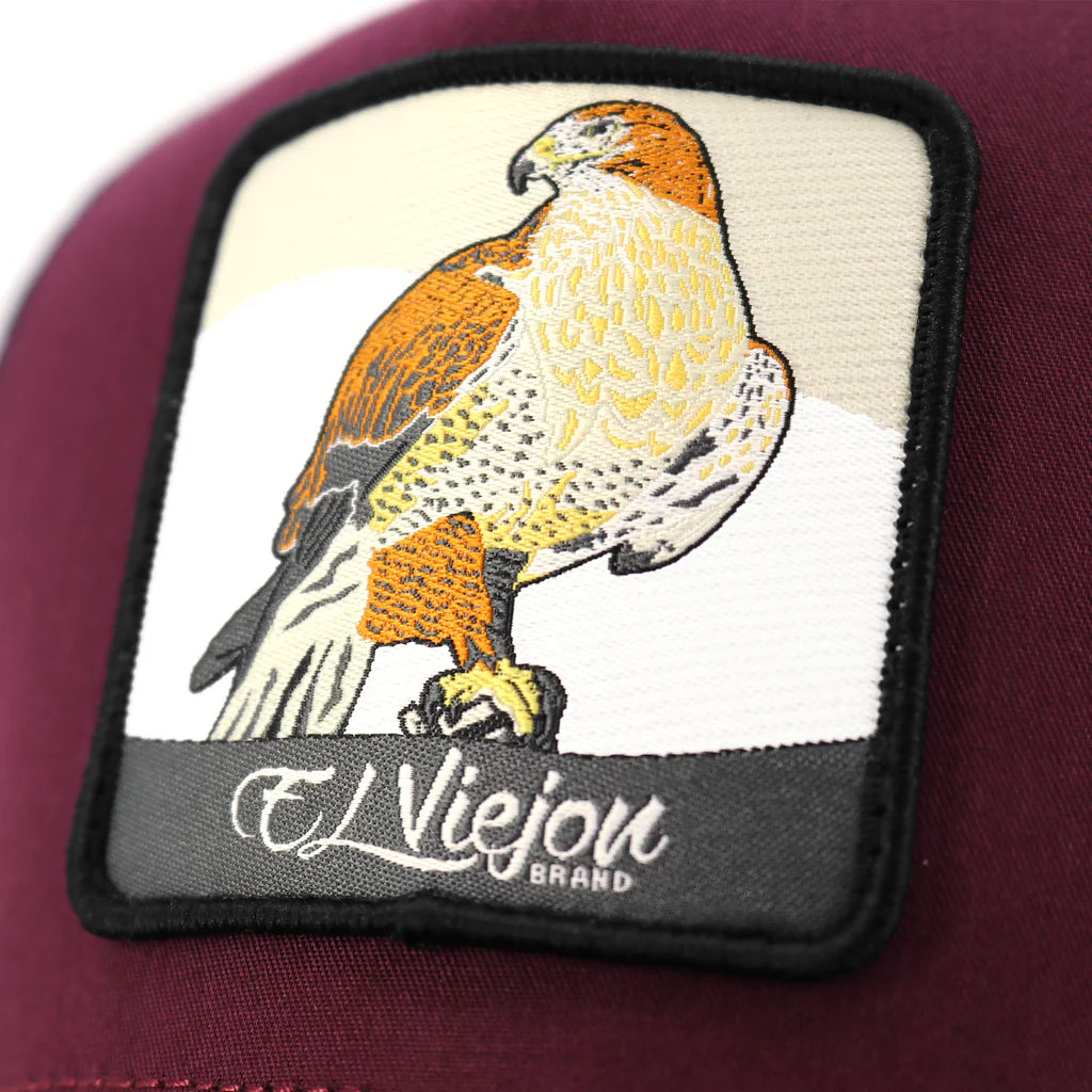 El Viejon Halcon Maroon/Black Gorra